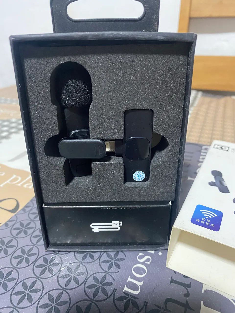 Microfone sem fio lapela K9