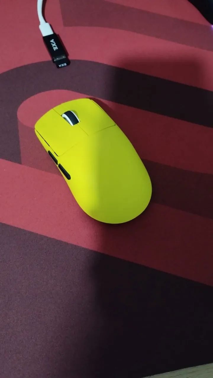Mouse Gamer VXE R1 PRO MAX 4K YELLOW - Foto 4