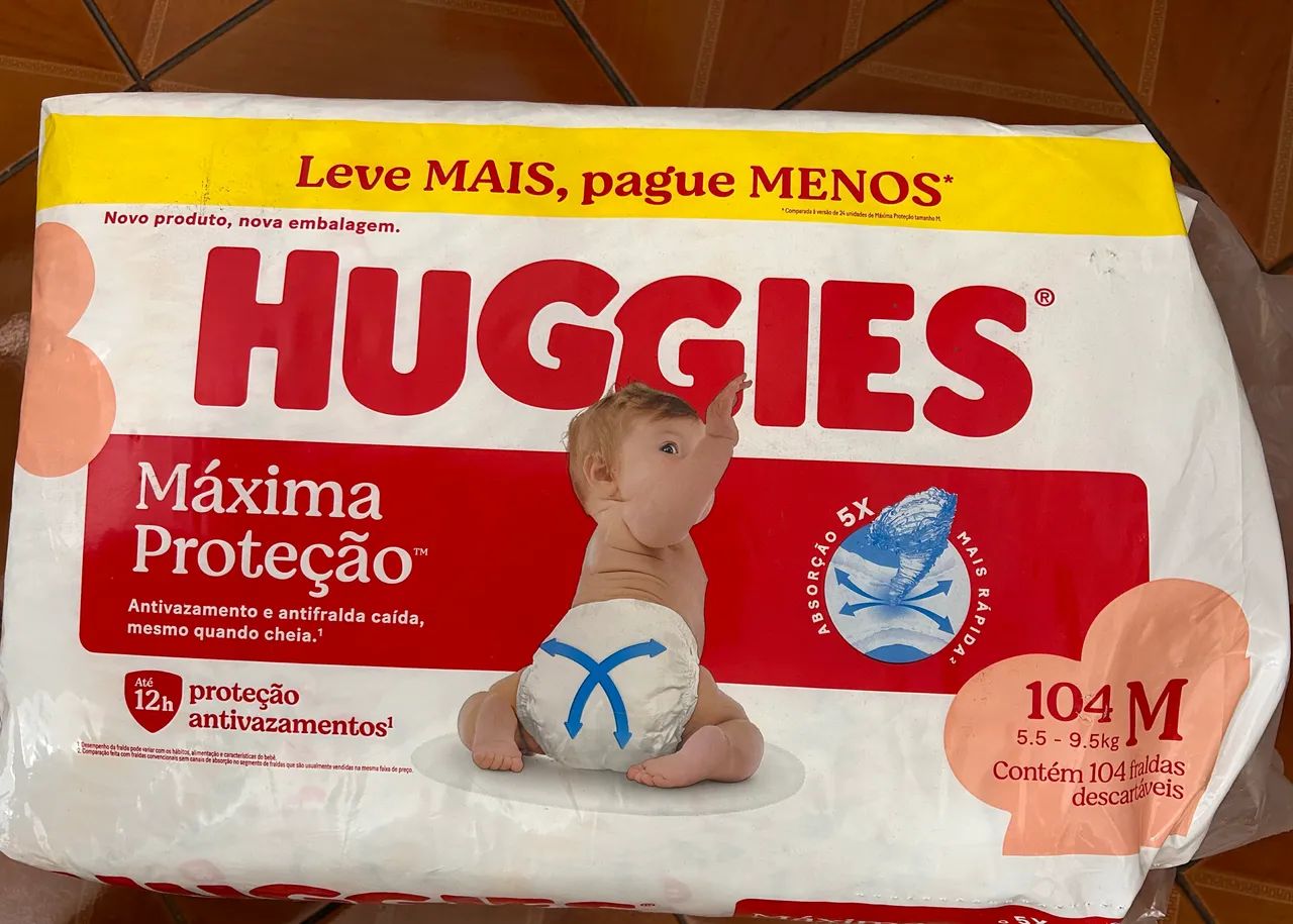 Fralda Huggies TAM M 