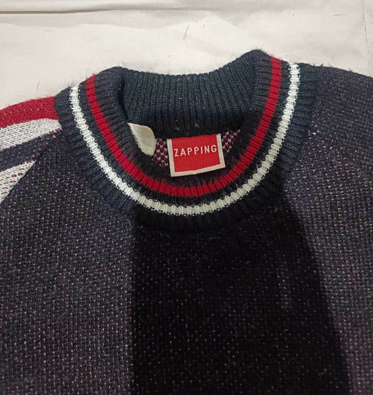 Blusa masculina de lã vintage  - Foto 3