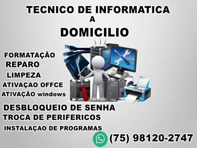 Formataçao-TECNICO DE INFORMATICA -(DOMICILIOO)