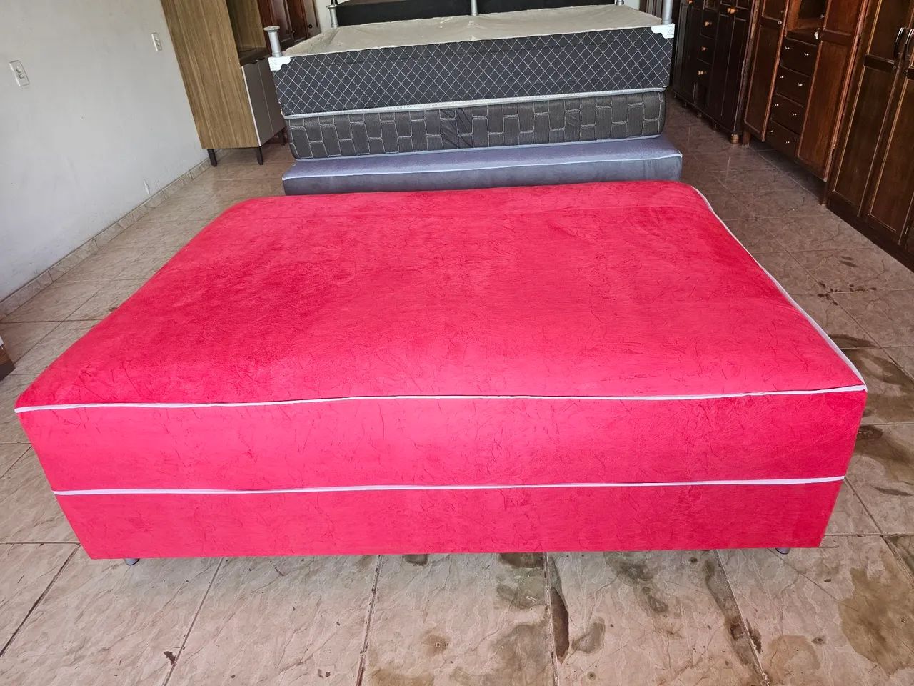 Cama unibox nova molas bonnel nova - Foto 3