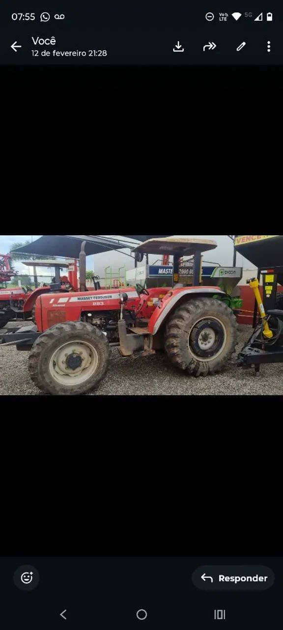 Trator Massey Ferguson 283 Advanced apenas 4000 horas - Foto 4