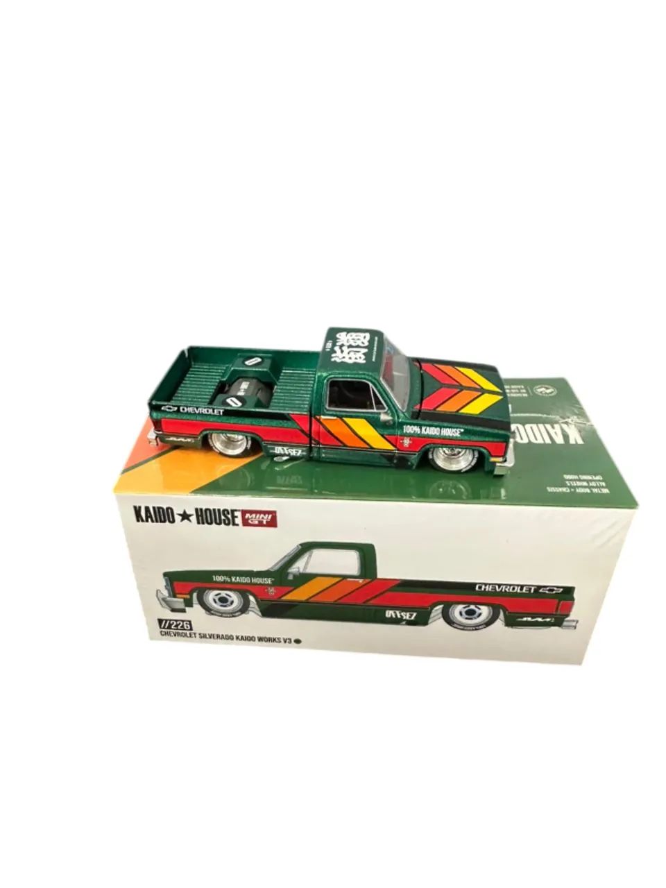 Mini Gt Kaido House Chevrolet Silverado Kaido Works V3 Verde