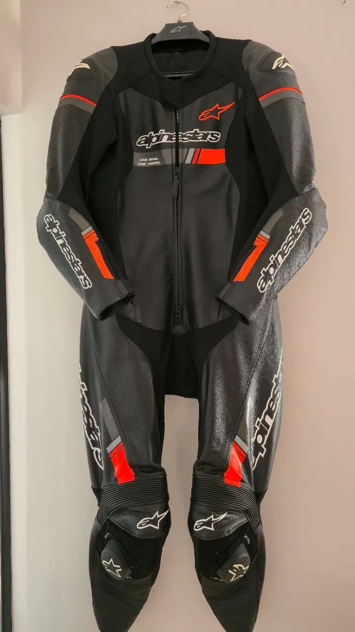 Macacão Alpinestars Nº 56 - Estado de Novo - Tech-Air 5 - Pouco Uso - Foto 6