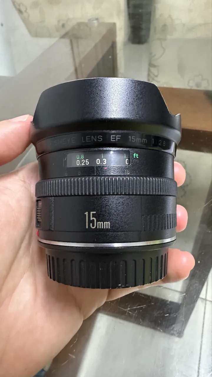 lente canon 15mm