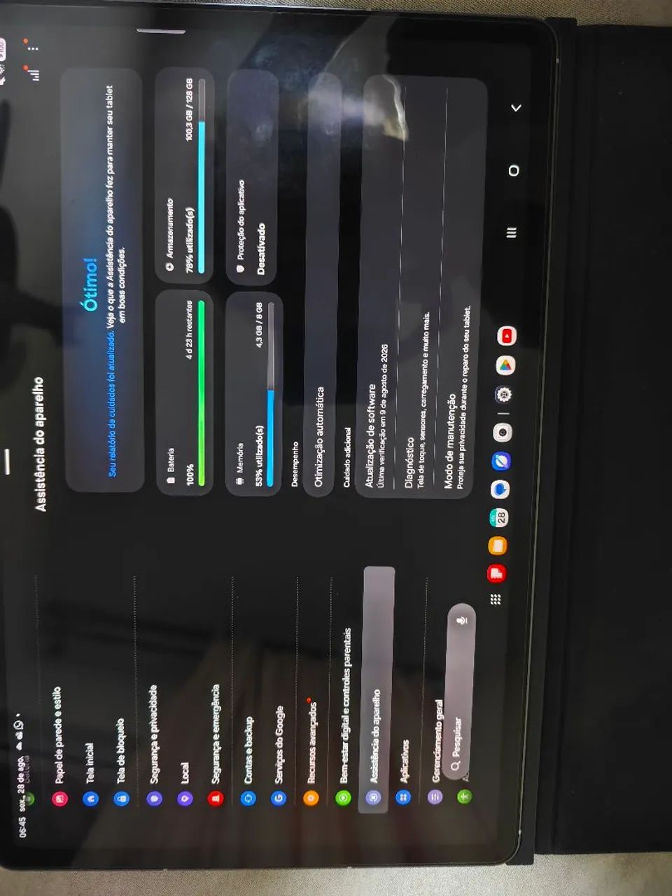 Tab S10 Fe + - Perfeito estado, menos de um mês de uso - Foto 4