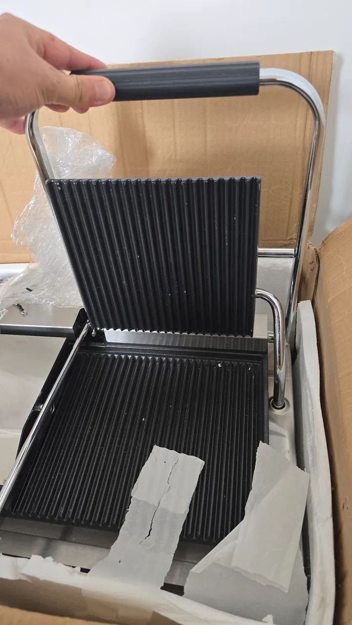 Prensa grill dupla 220v profissional  - Foto 5