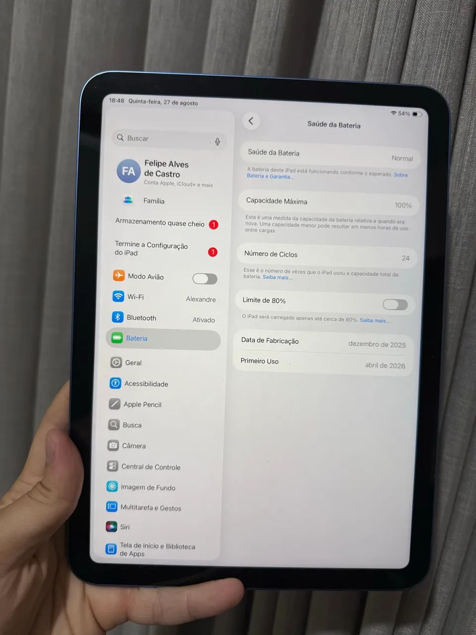 IPAD 11 (A16) 128GB AZUL - Foto 3