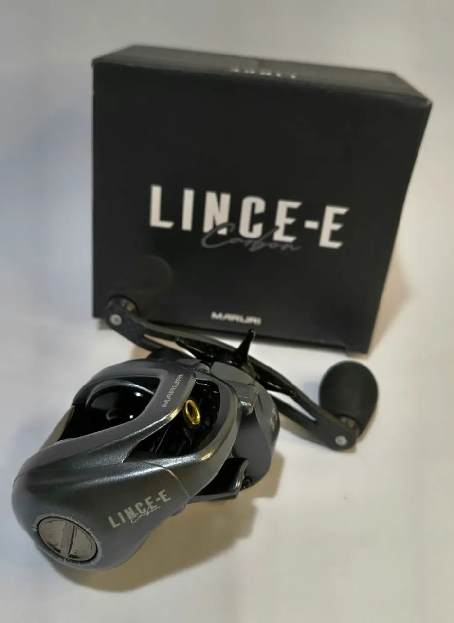 Carretilha Lince Carbon Maruri (manivela esquerda)