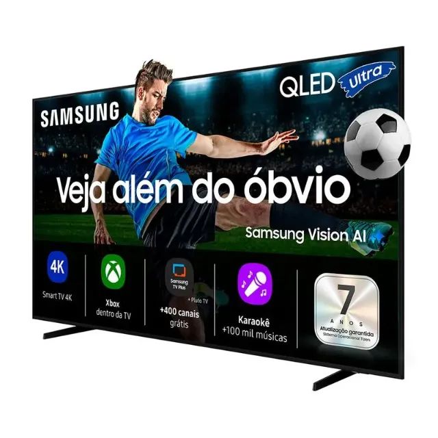Smart TV Samsung Vision AI QLED Ultra 4K 65? Q7F nova, nota fiscal e garantia 1 ano