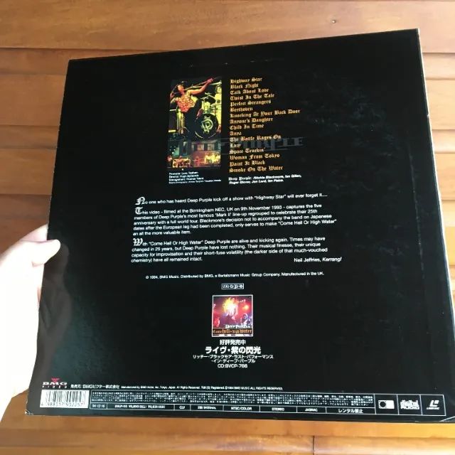 Laserdisc Deep Purple e Batman - Foto 2