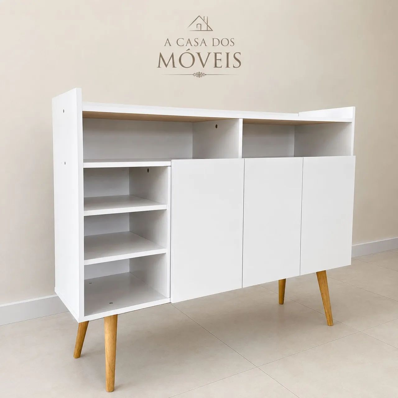 Buffet Celta 3 portas - Branco 
