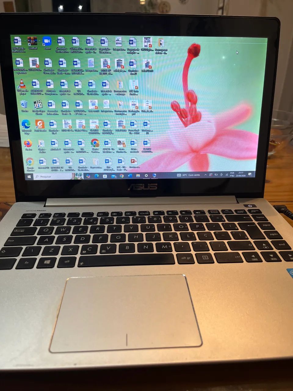 Notebook Asus tela Touchscreen 