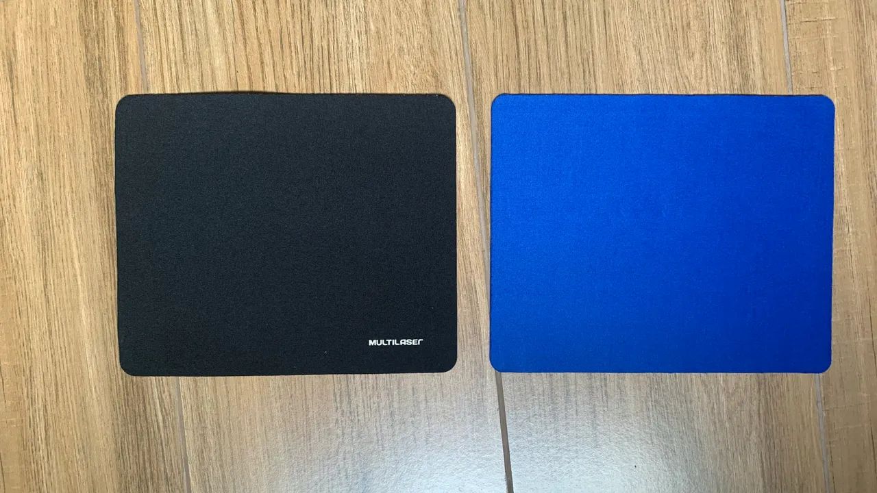 Mouse Pad de tecido macio, confortável e deslize suave. ( 6 unidades)