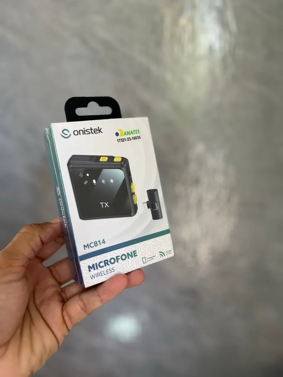 Microfone lapela onistek iPhone - ENTREGA A DOMICÍLIO 