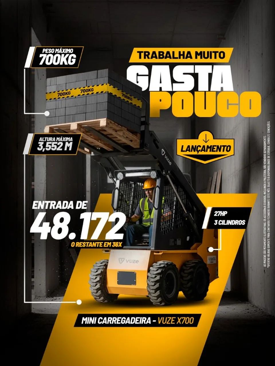 Mini carregadeira kubota (BobCat) - Foto 2