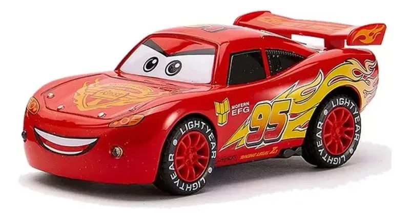 Carrinho De Metal Á Fricção Relâmpago Mcqueen 