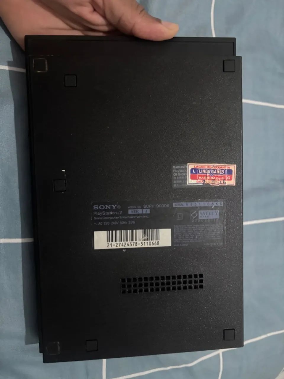 Ps2 + Cabos (Com defeito) - Foto 2