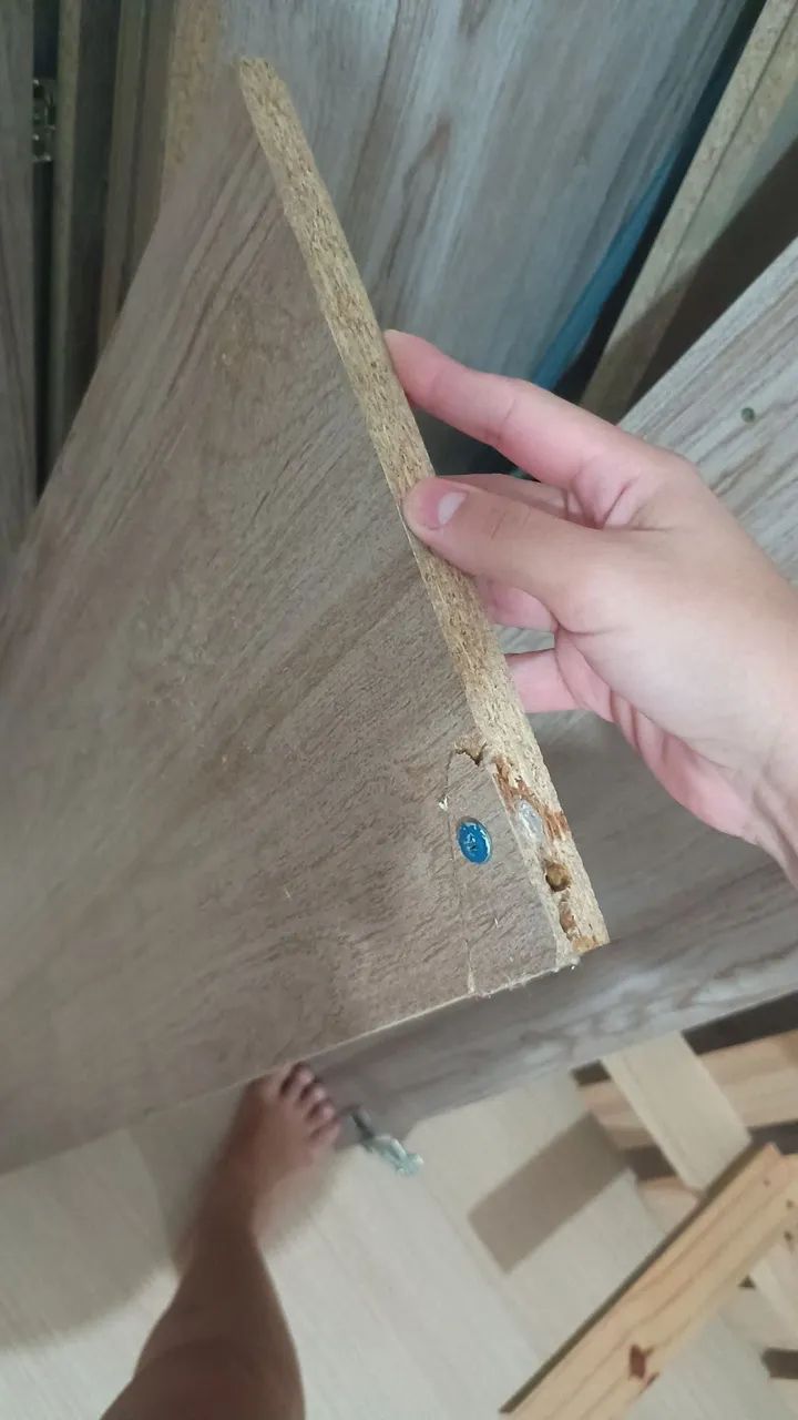 Guarda roupa de solteiro com cama  - Foto 4