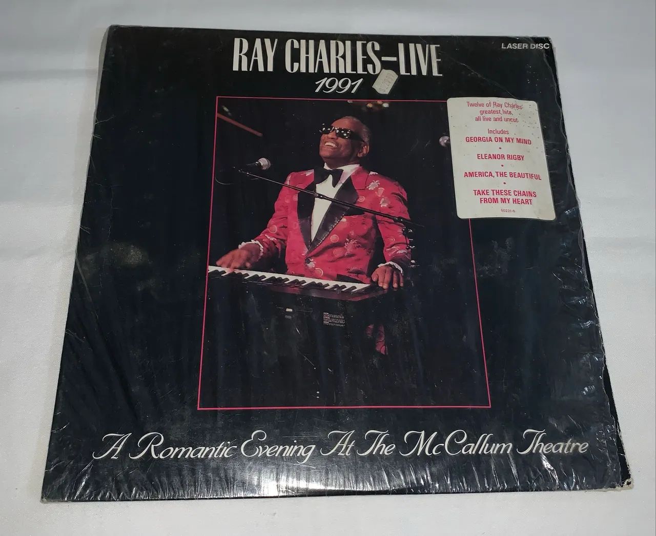 Laserdisc ray charles 1991 LD raro mídia muito bom estado  - Foto 5