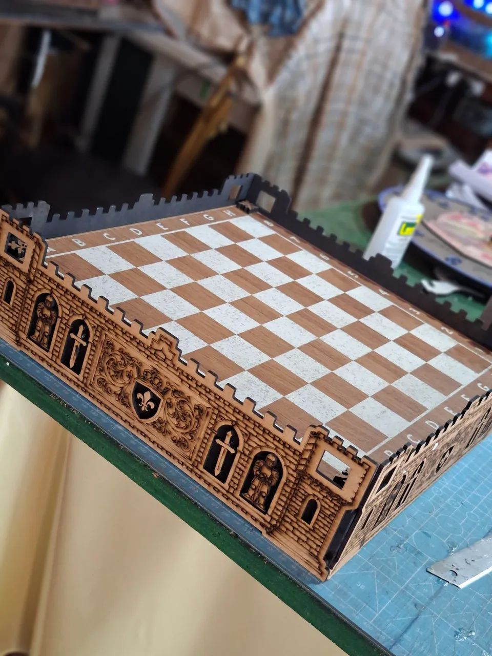 Tabuleiro de Xadrez Medieval  - Foto 4