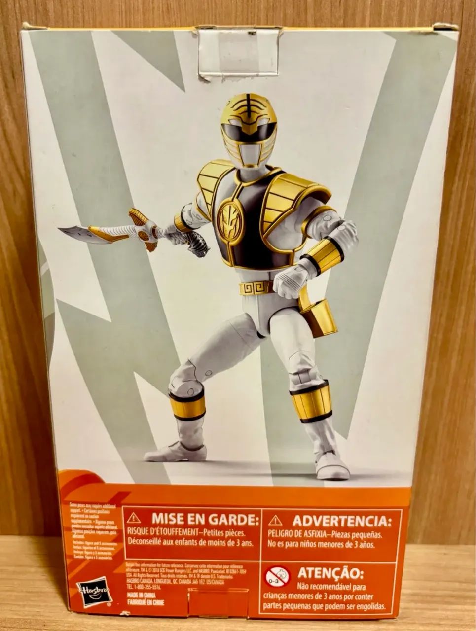 Power Rangers Branco Lightning Collection Tommy Oliver Hasbro - Foto 2