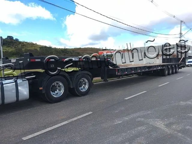 Carreta Prancha RodoMoura 16,70m ano 2026 p/ 60T ZERA - Foto 6