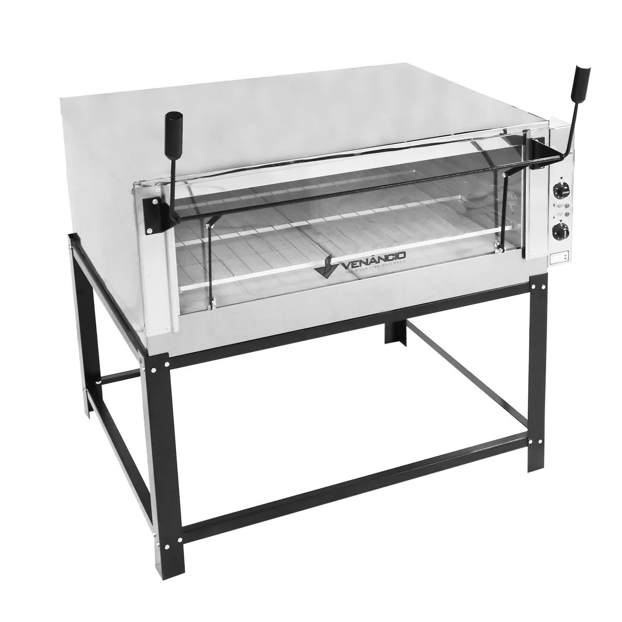 Ac forno Lastro 110cm a gás e elétrico