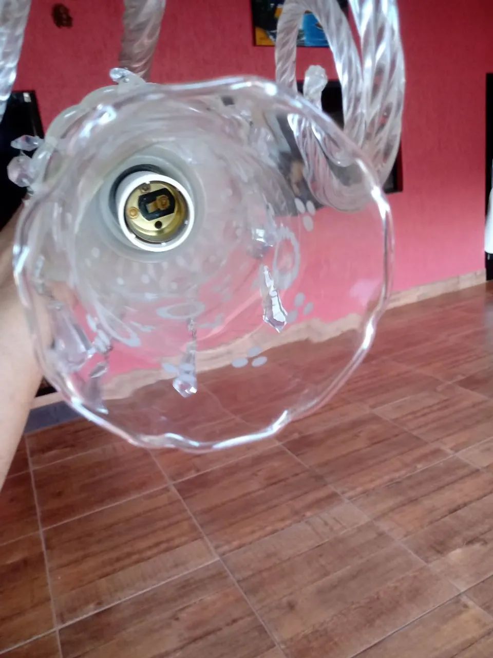 Luminária de cristal de parede  - Foto 2