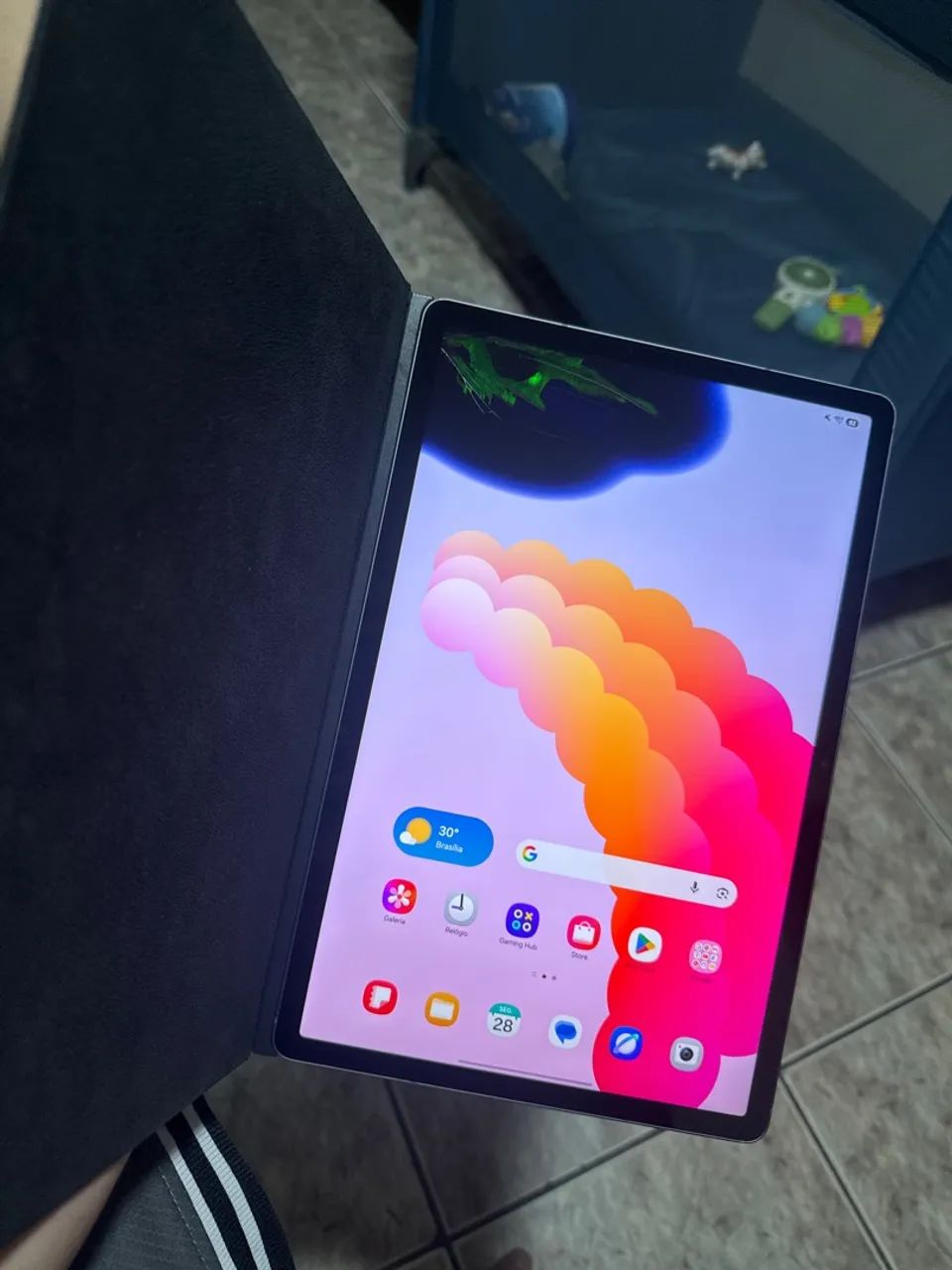 Tablet s9 com defeito 