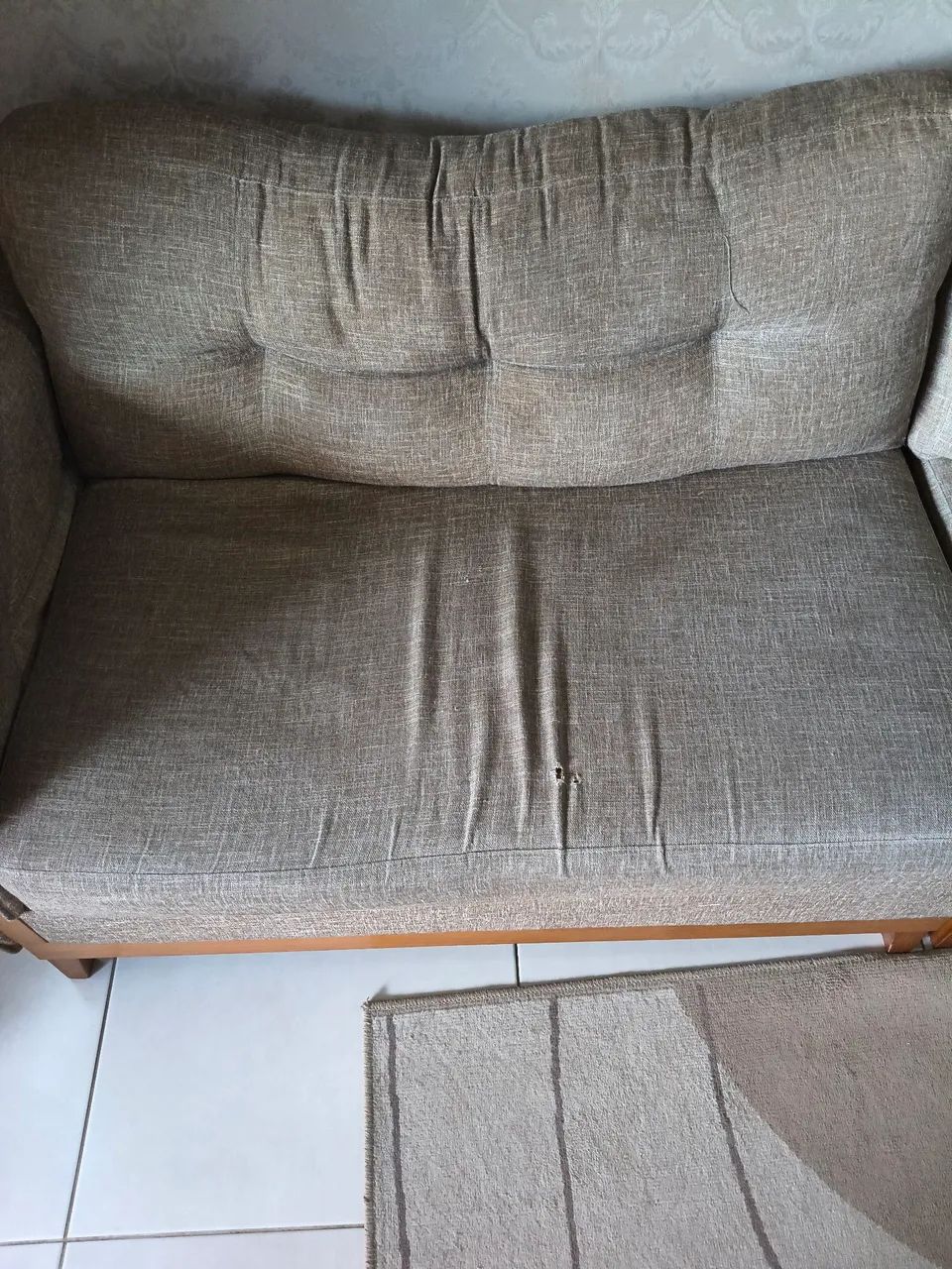 Sofá 3metros com detalhes - Foto 2