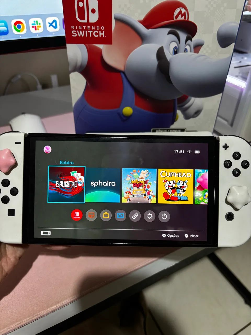 Nintendo Switch Oled Desbloqueado - Foto 2