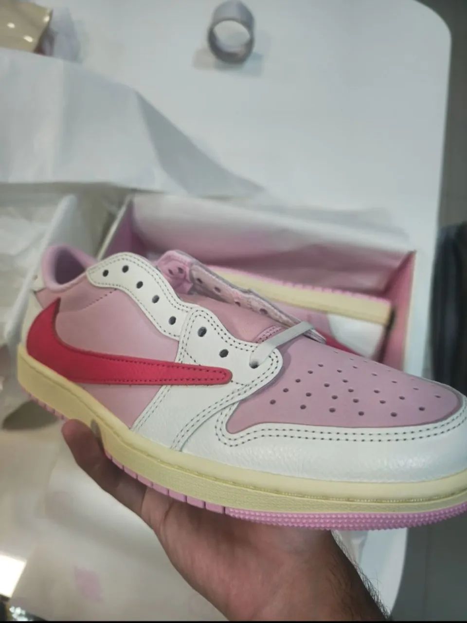 Jordan 1 travis tropical pink 43 - Foto 2