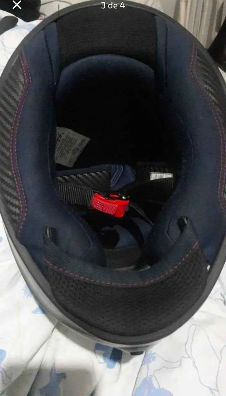 Capacete ASX DRAKEN PRETO  - Foto 3