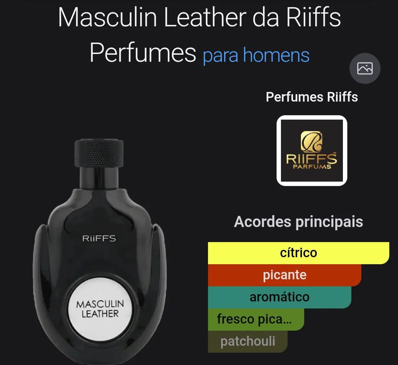 Perfume riffs masculin leather - Foto 2