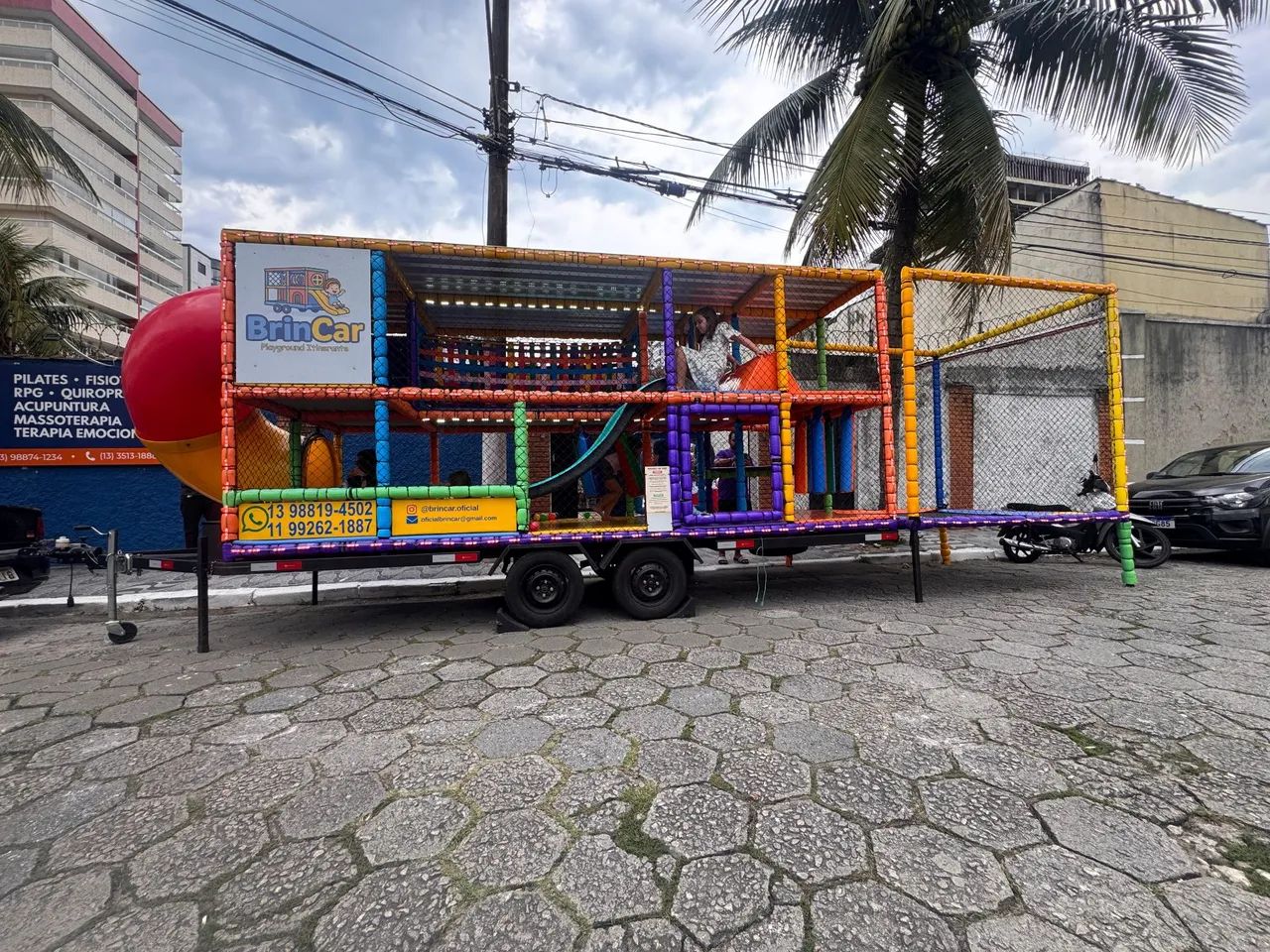 Carretinha playground brinquedos  - Foto 4