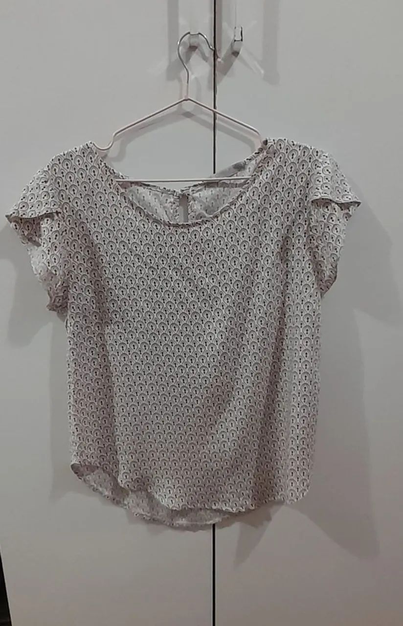 Blusa estampada tam 40 - Foto 2