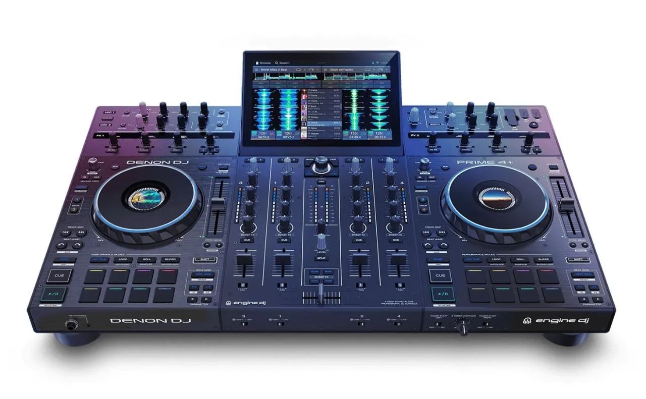 Controladora Denon DJ Prime 4+ (Prime 4 Plus)