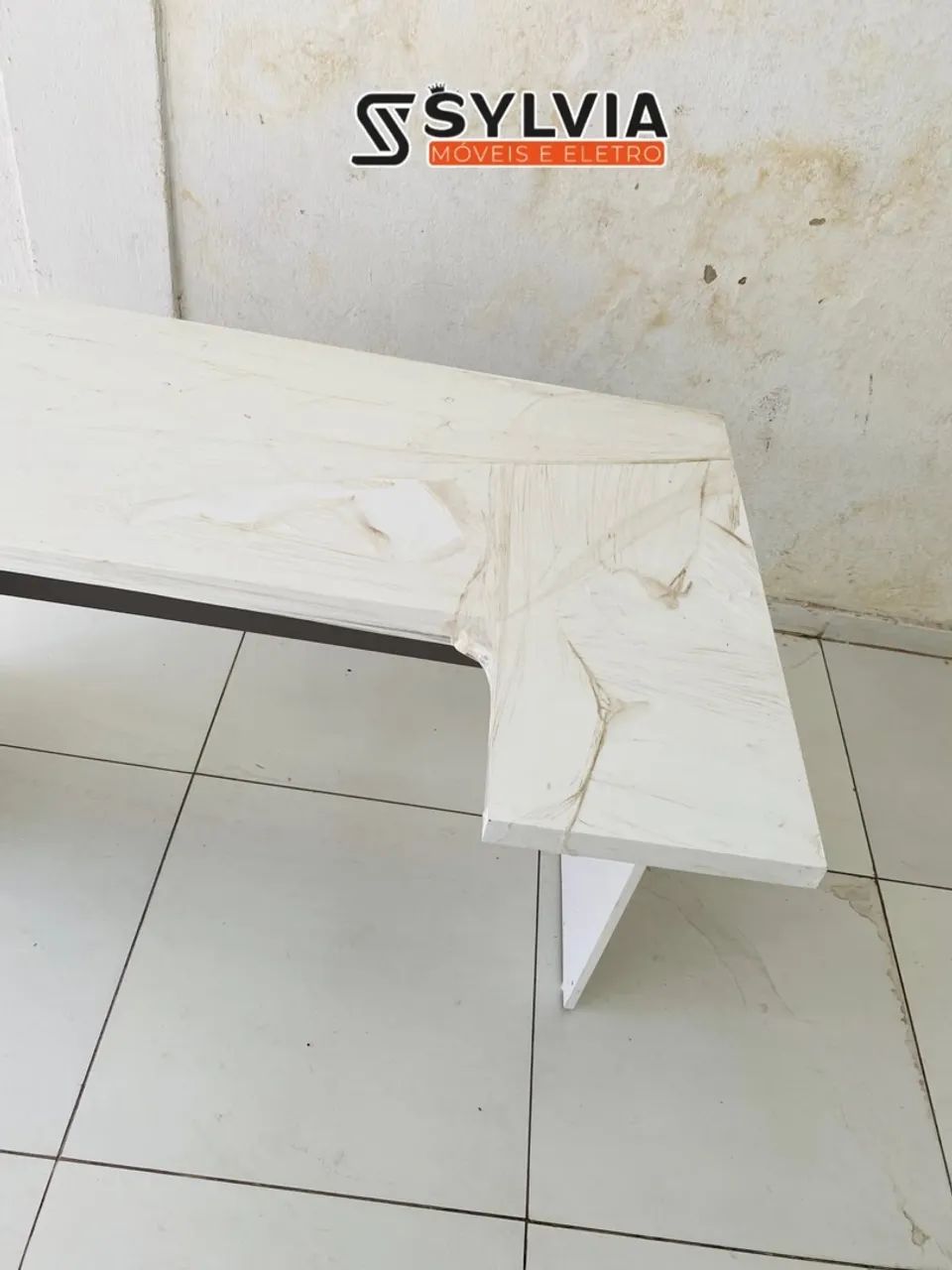 MESA BIRO EM MDF NAVAL EM L 