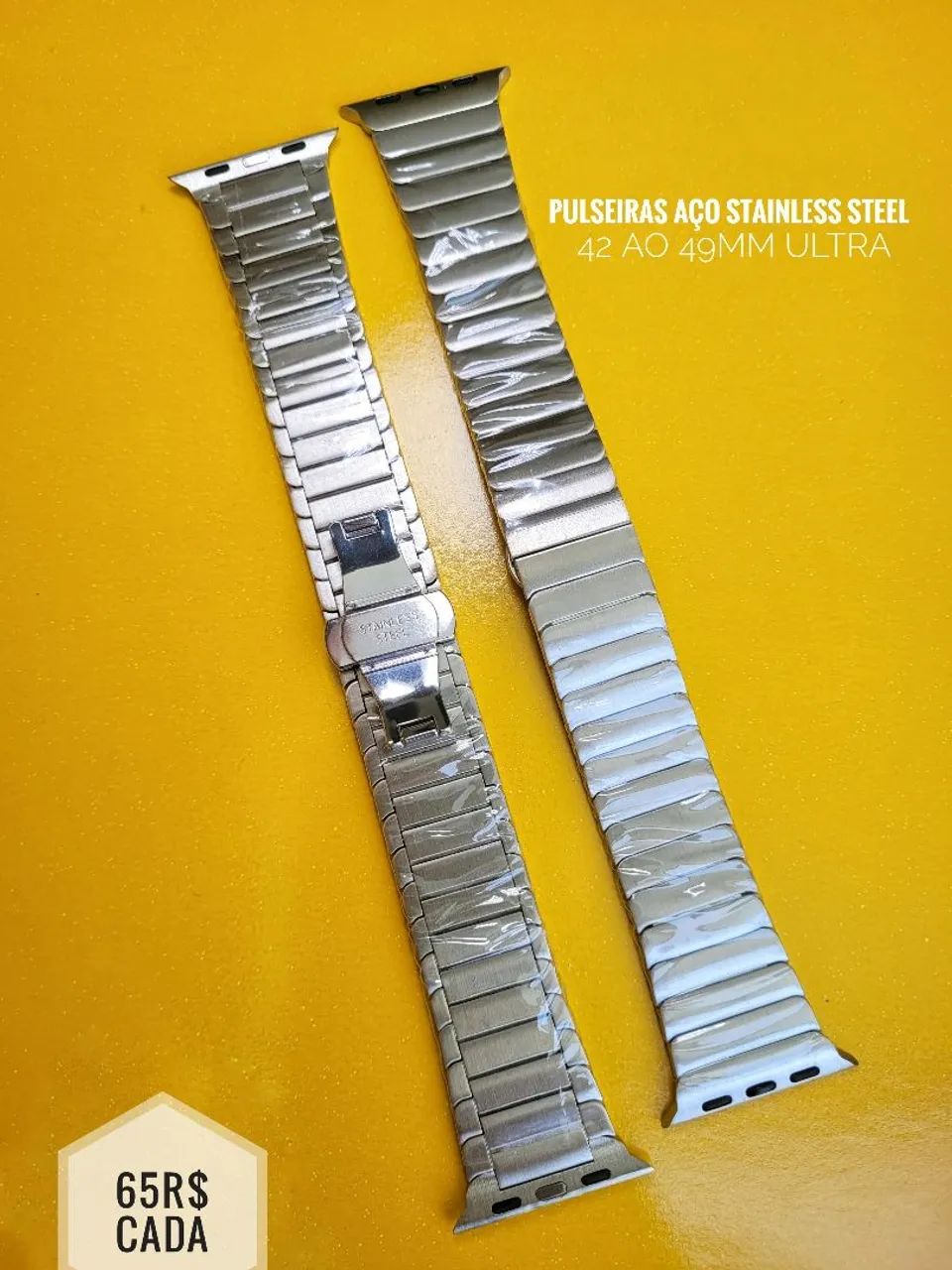 Pulseiras de Aço Stainless steel Para Apple Watch SmartWatch  - Foto 3