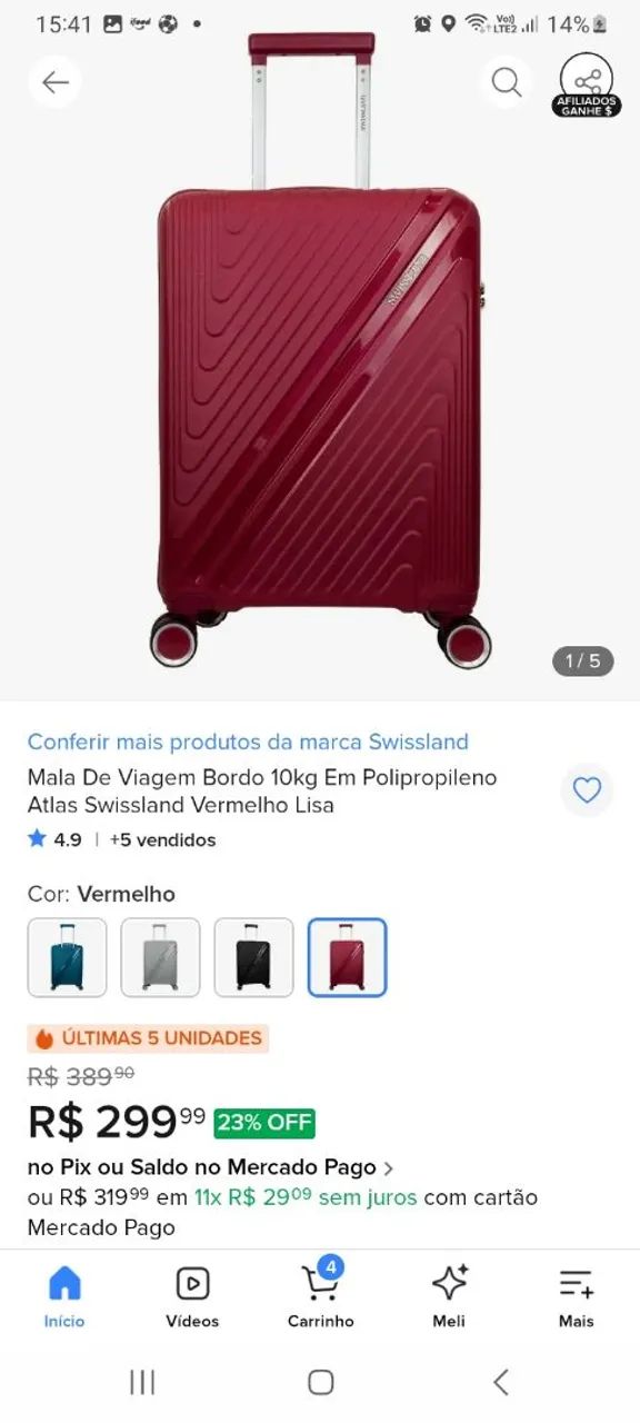 Mala de bordo em polipropileno - Foto 5
