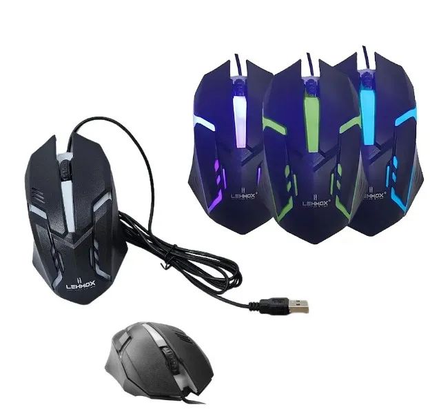 Mouse Óptico 1200 Dpi Com Led  - Foto 4