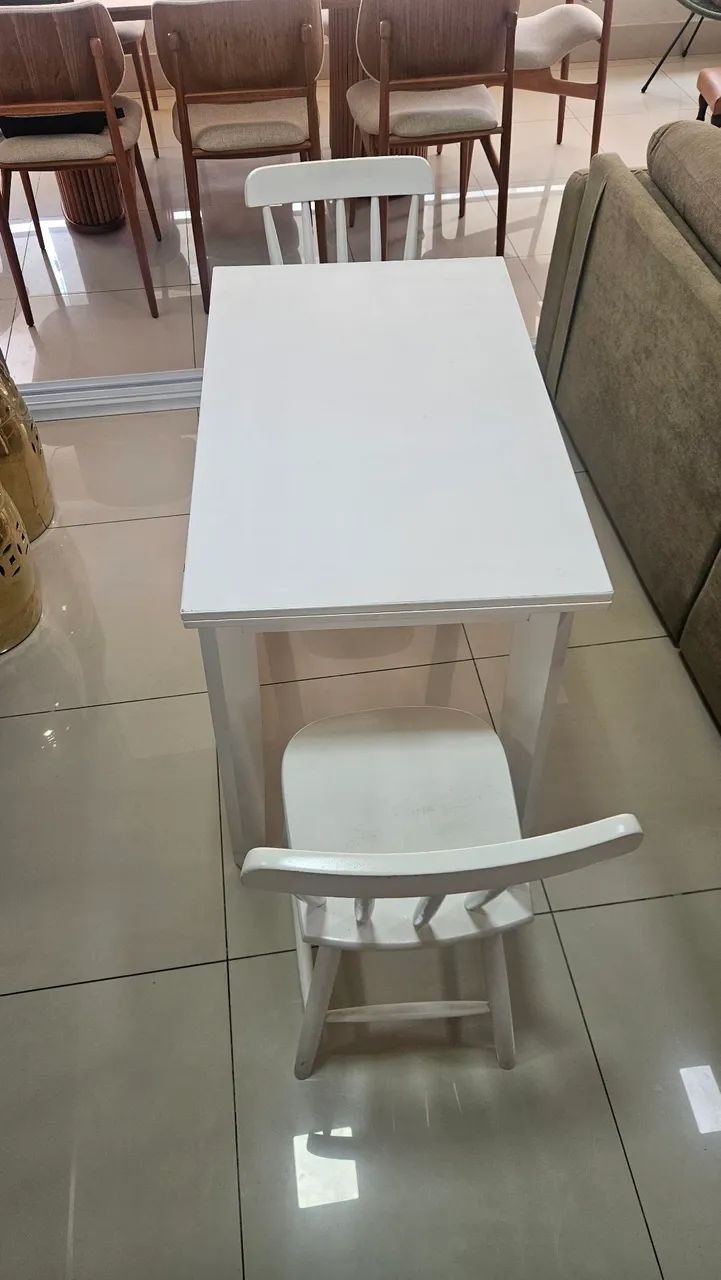 Mesa extensível com 2 cadeiras  - Foto 5