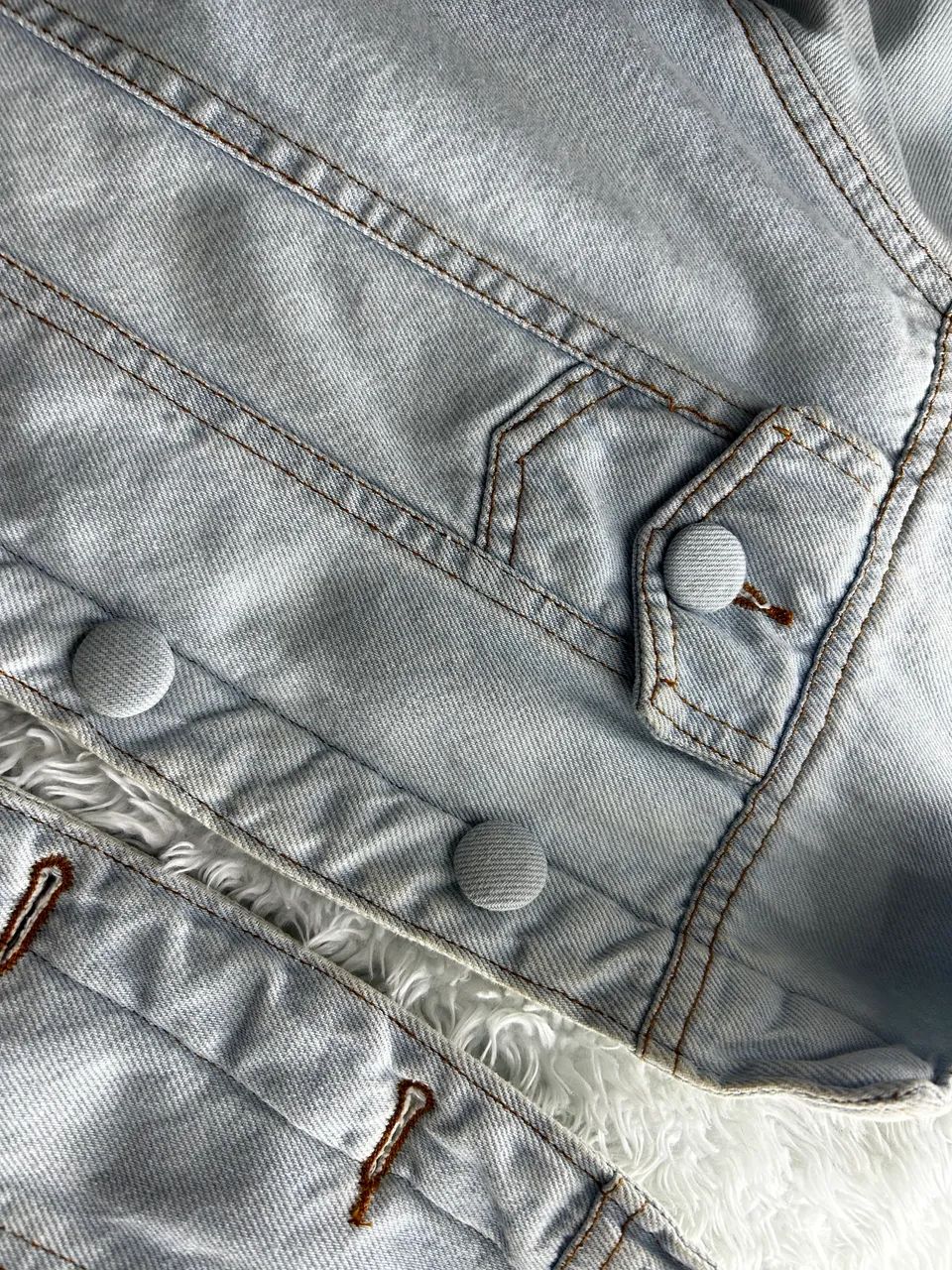 jaqueta jeans forrada feminina  - Foto 2