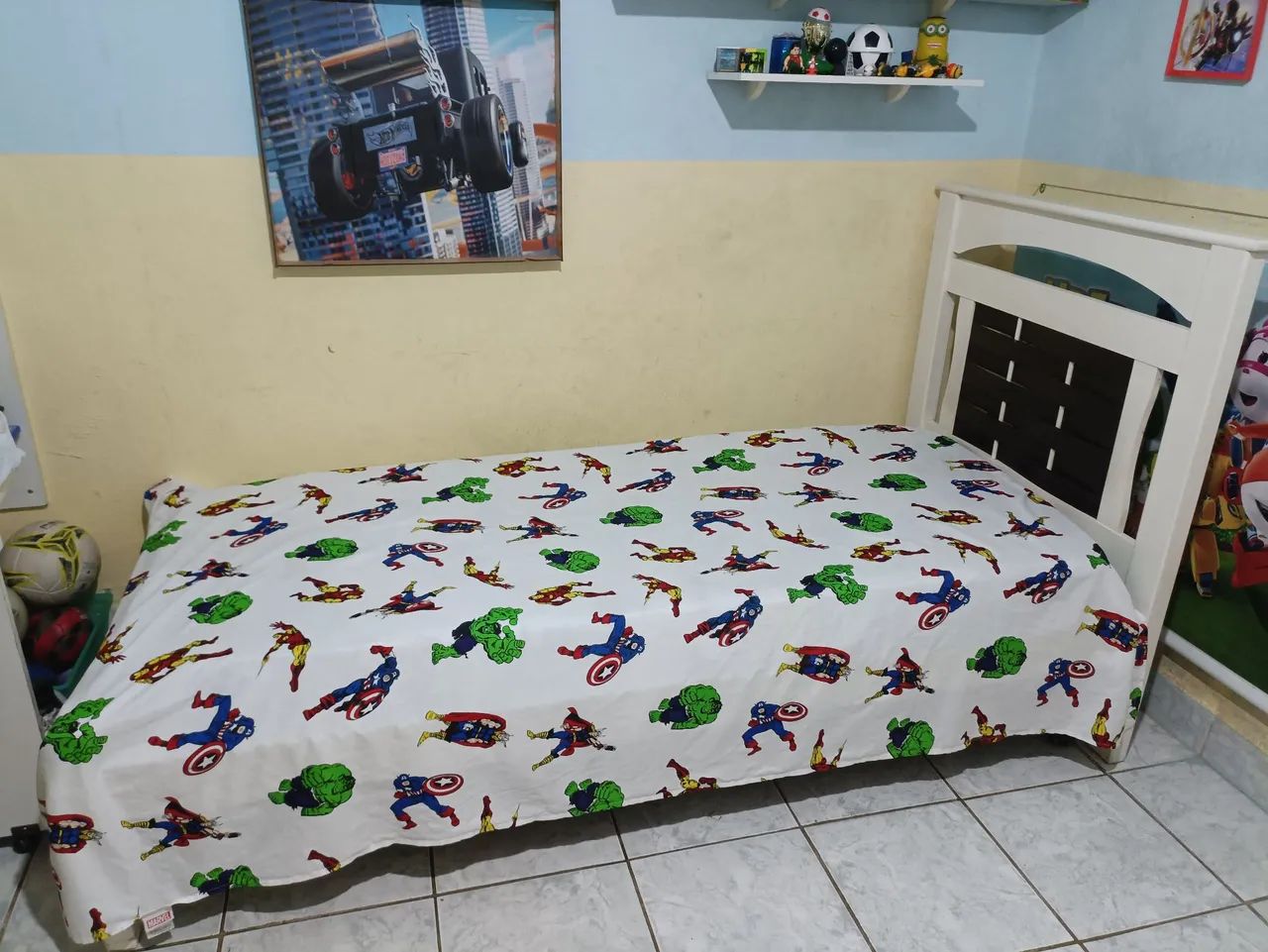 Cama solteiro com auxiliar  - Foto 4