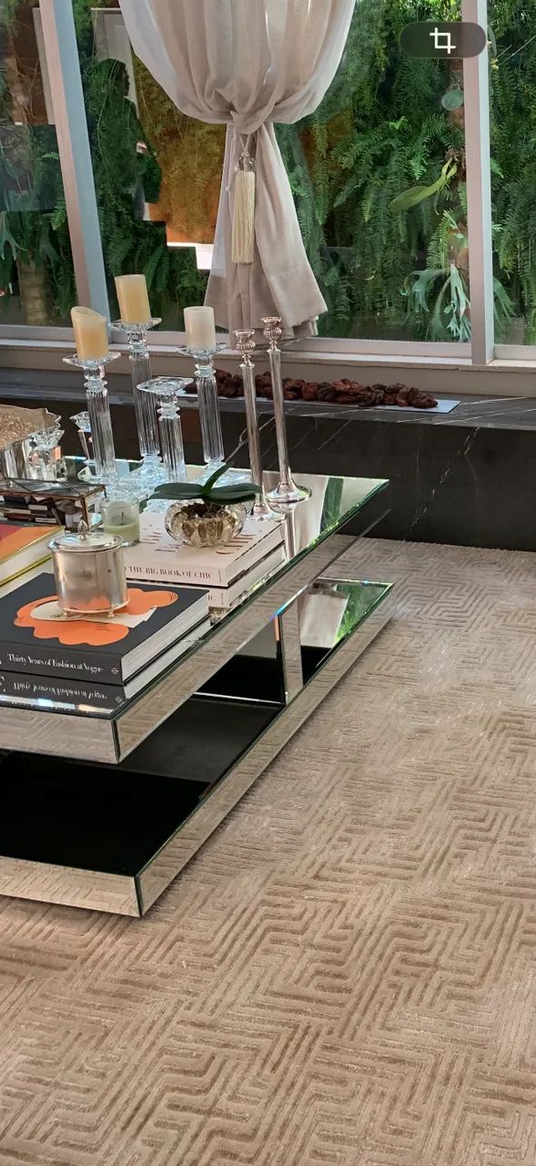 Mesa de centro espelhada (acabamento bisotê) - Foto 3