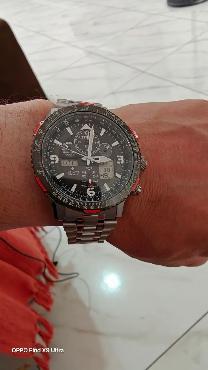 Relógio Citizen Air Skyhawk Titanium  - Foto 3