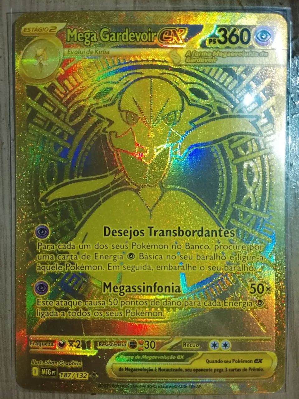 Mega Gardevoir ex 187/132 - Mega Evolução - Pokémon TCG - Rara - Foto 2