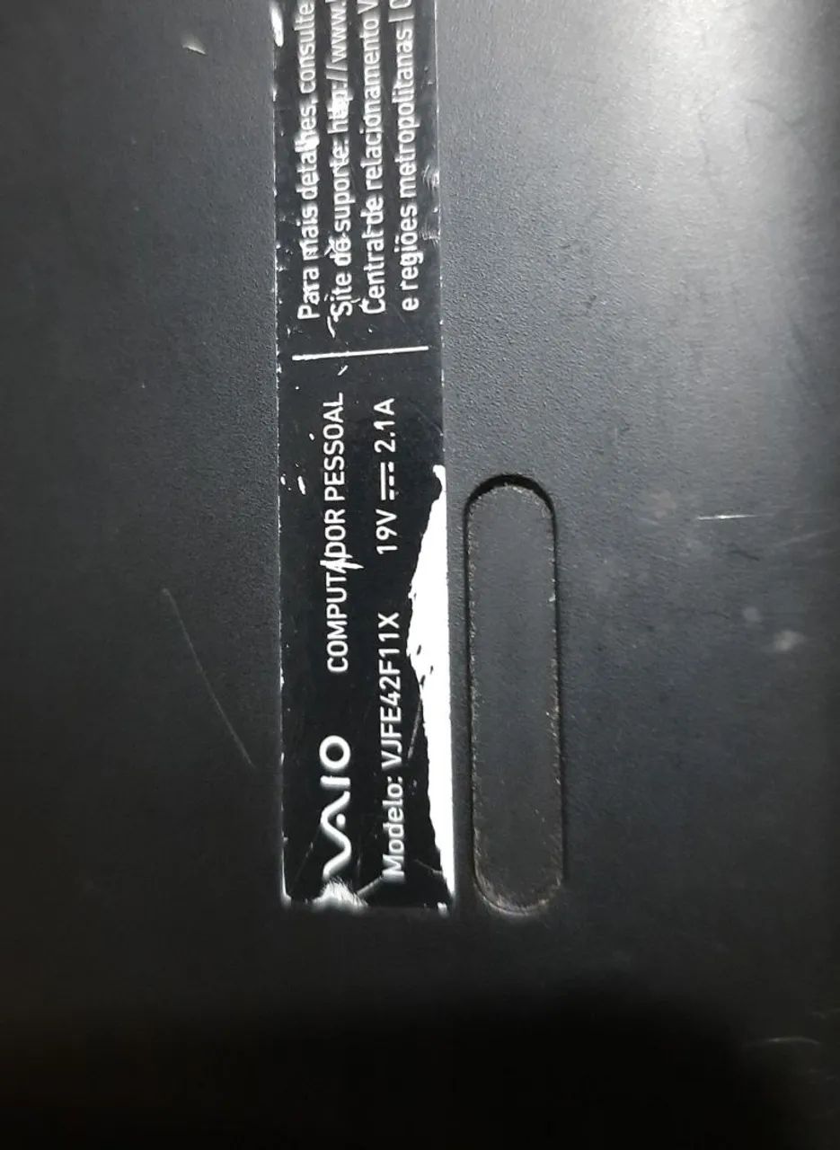 Notebook Vaio FE14, Intel Core I7 10th (Vjfe42f11x), Placa mãe com defeito. - Foto 5